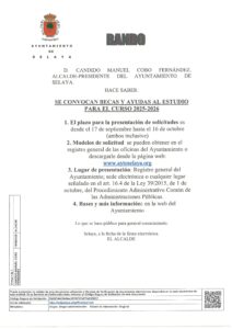 BANDO BECAS 2025-2026