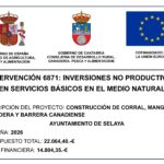 INVERSIONES NO PRODUCTIVAS EN SERVICIOS BÁSICOS EN MEDIO NATURAL
